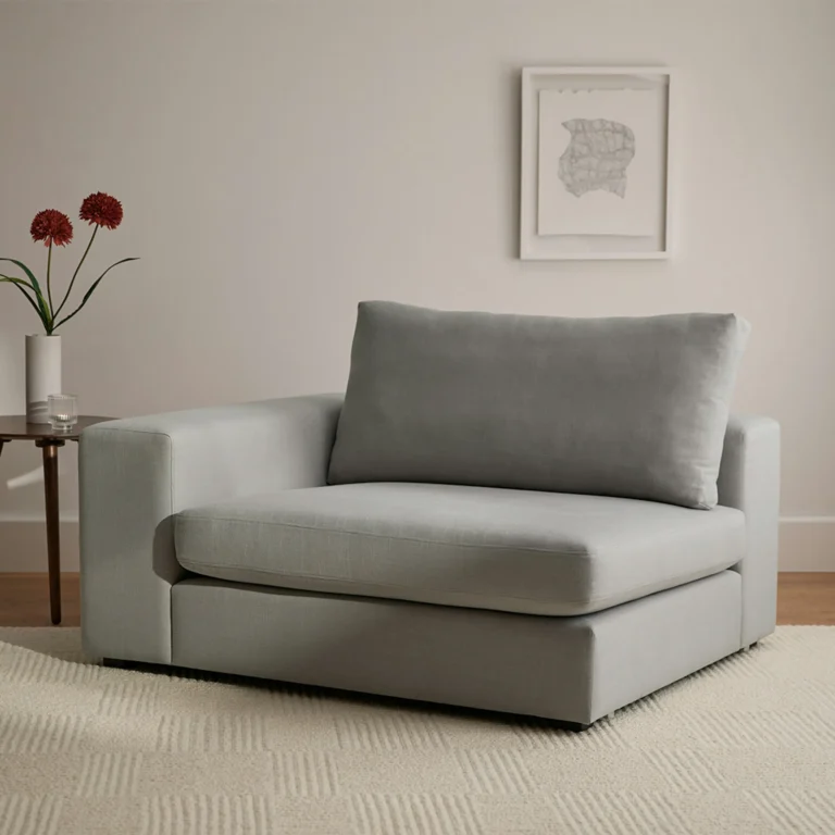Beta 49_ Left Arm Chair Module - Welsh Gray