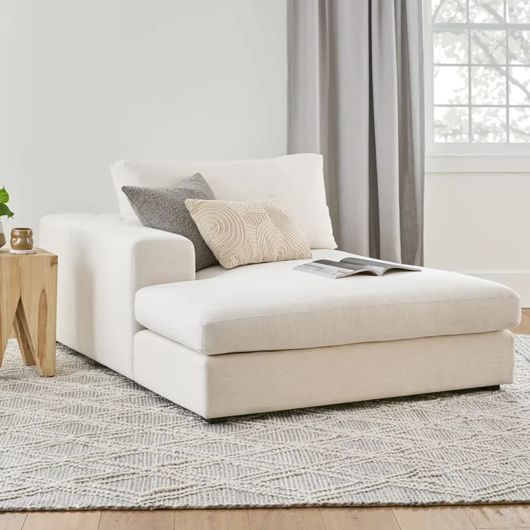Beta 49_ Left Chaise Module - Quartz White