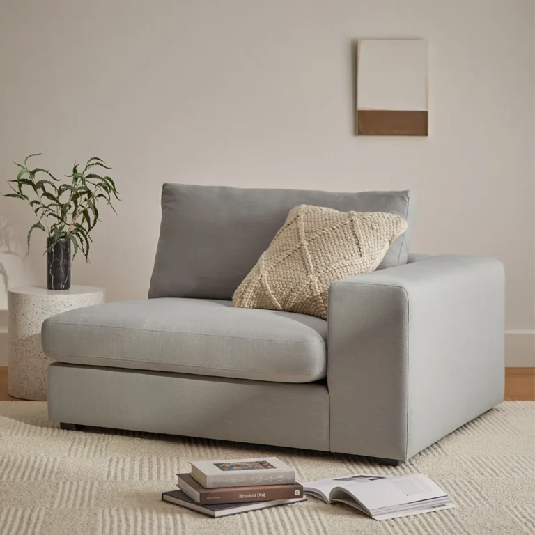 Beta 49_ Right Arm Chair Module - Welsh Gray