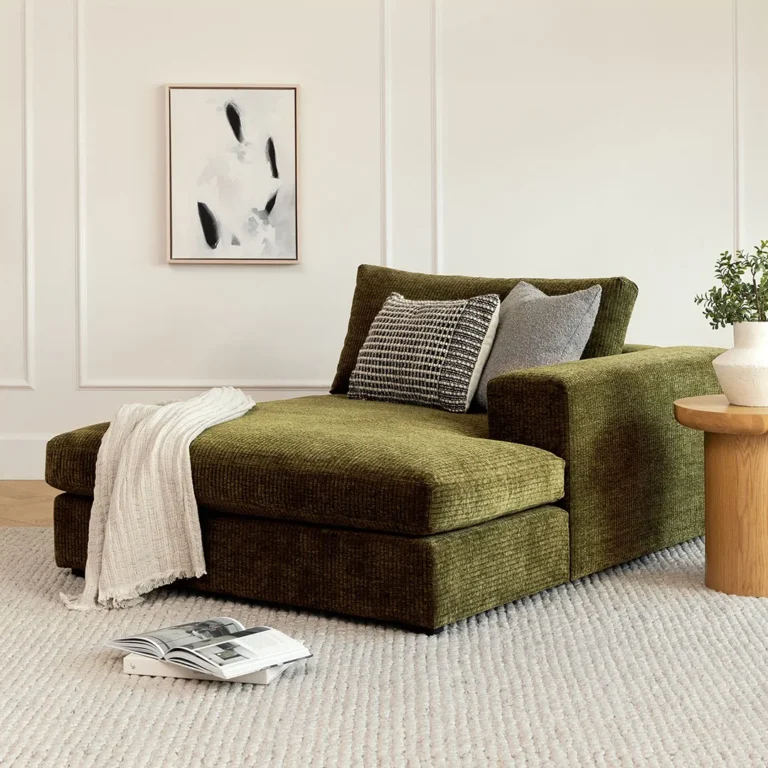 Beta 49_ Right Chaise Module - Cypress Green