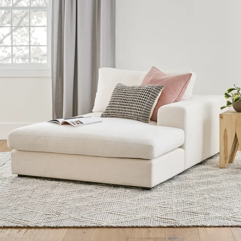 Beta 49_ Right Chaise Module - Quartz White