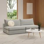 Beta 79_ Armless Modular Sofa - Welsh Gray