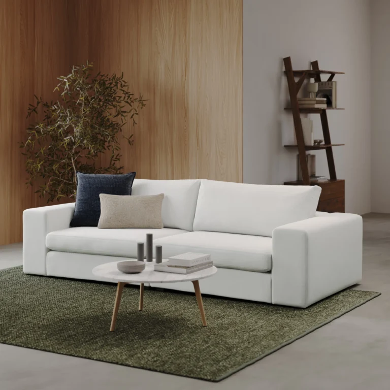 Beta 98_ Modular Sofa - Quartz White