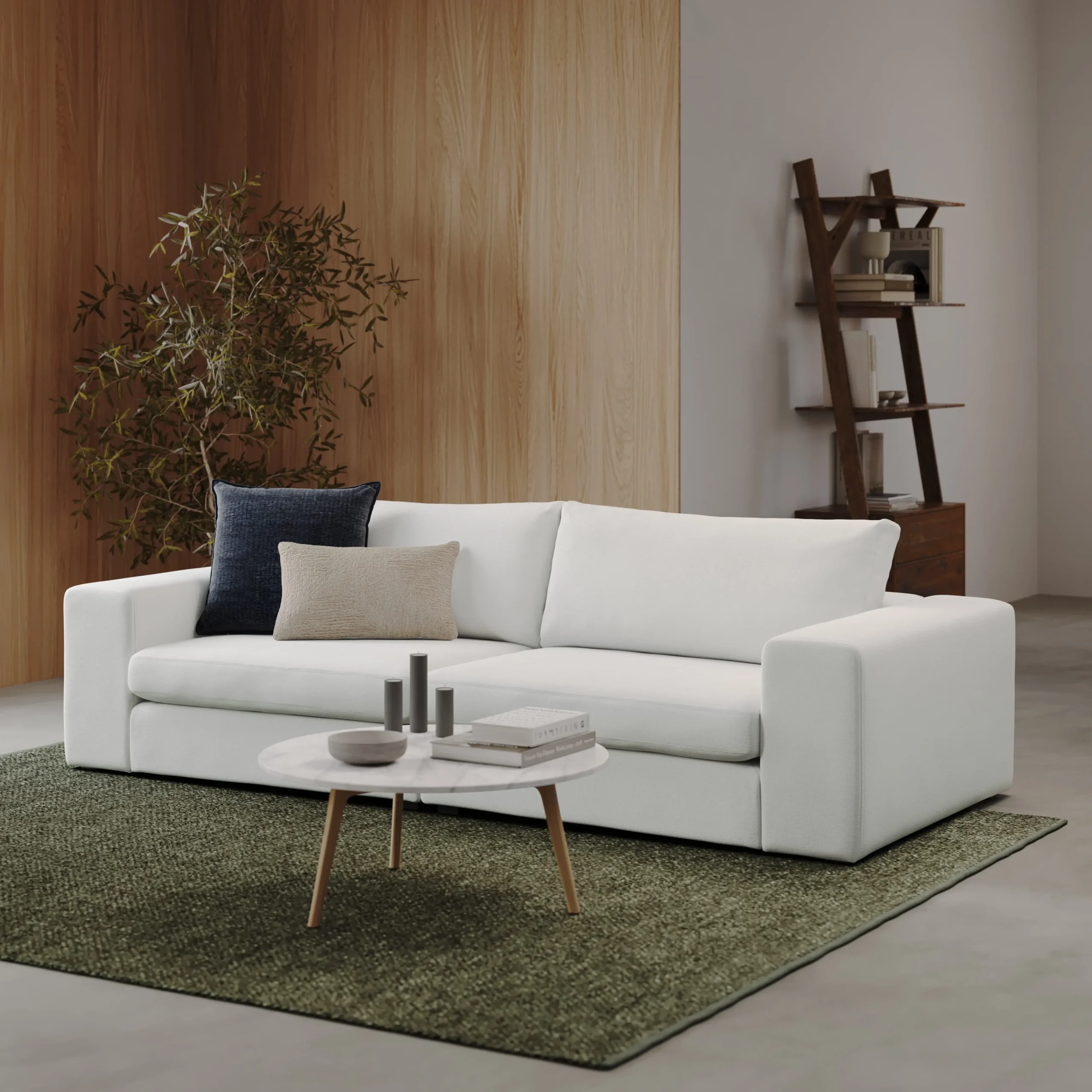 Beta 98_ Modular Sofa - Quartz White