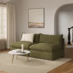 Leigh 79_ Armless Modular Sofa - Napa Moss
