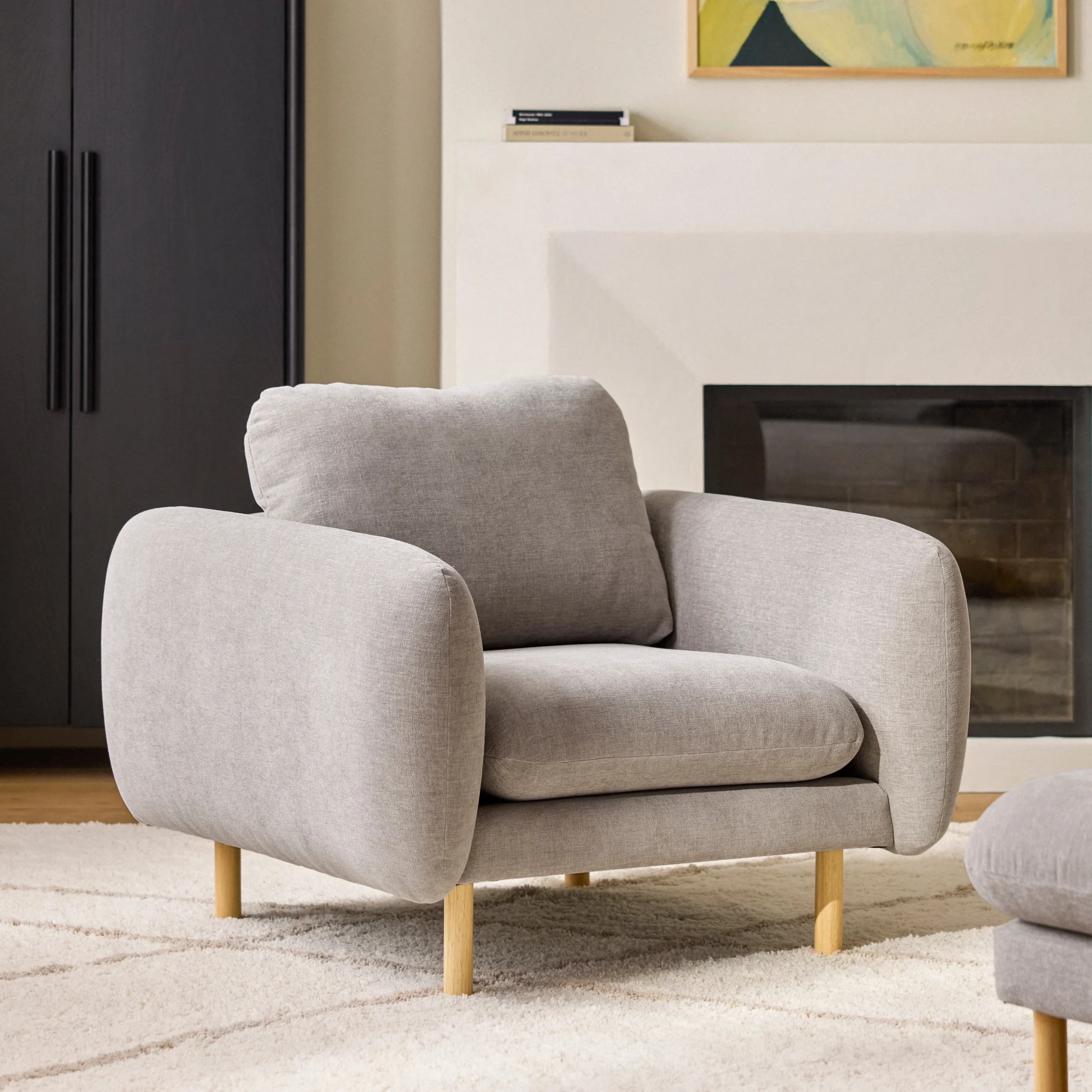 Sanders 37_ Lounge Chair - Hestia Gray