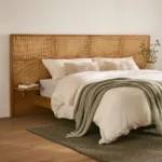 Basi King Bed Frame - Walnut