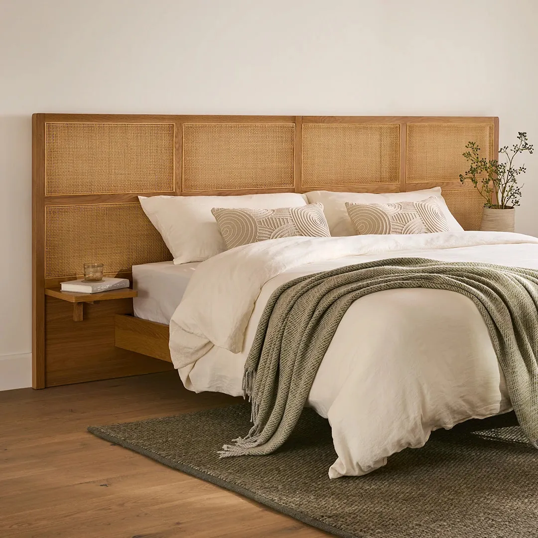 Basi King Bed Frame - Walnut - Image 13