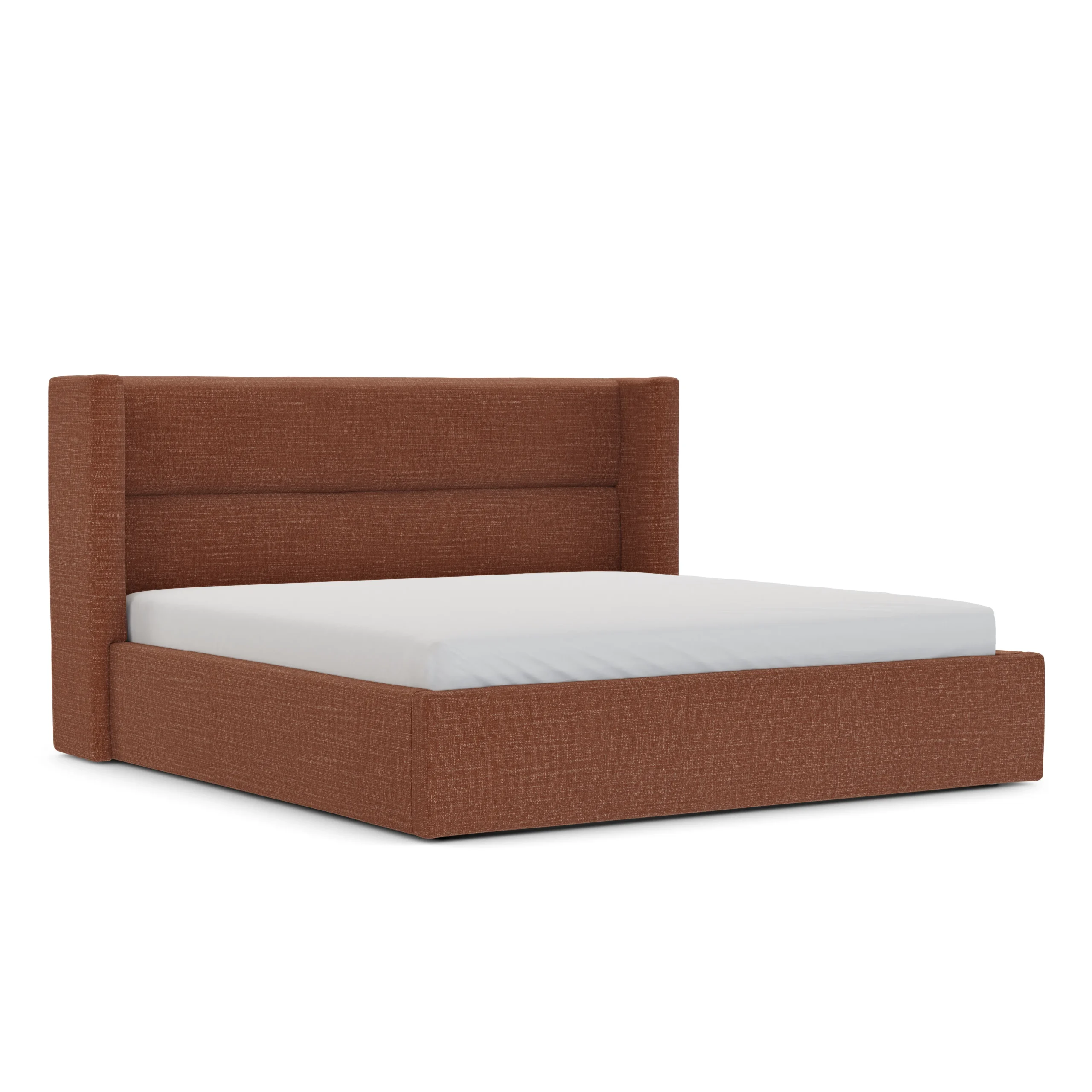 Calabri King Upholstered Bed - Napa Rust - Image 11