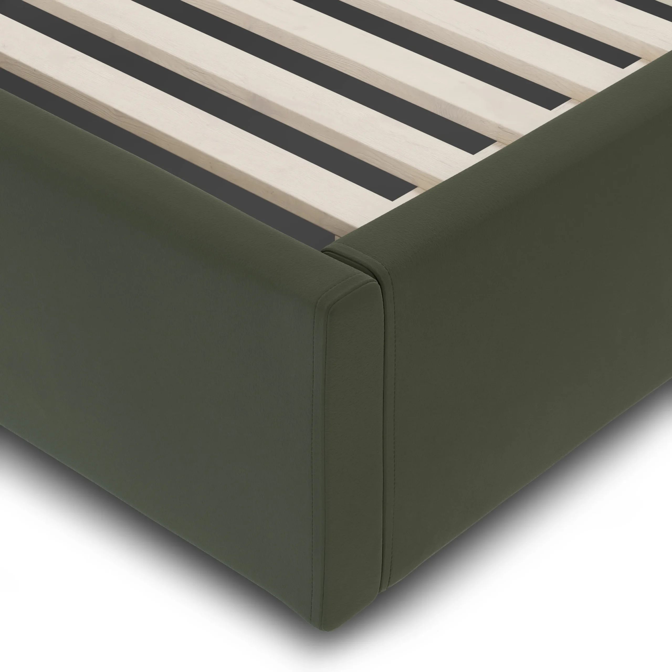 Calabri King Velvet Bed - Hale Fir Green - Image 11