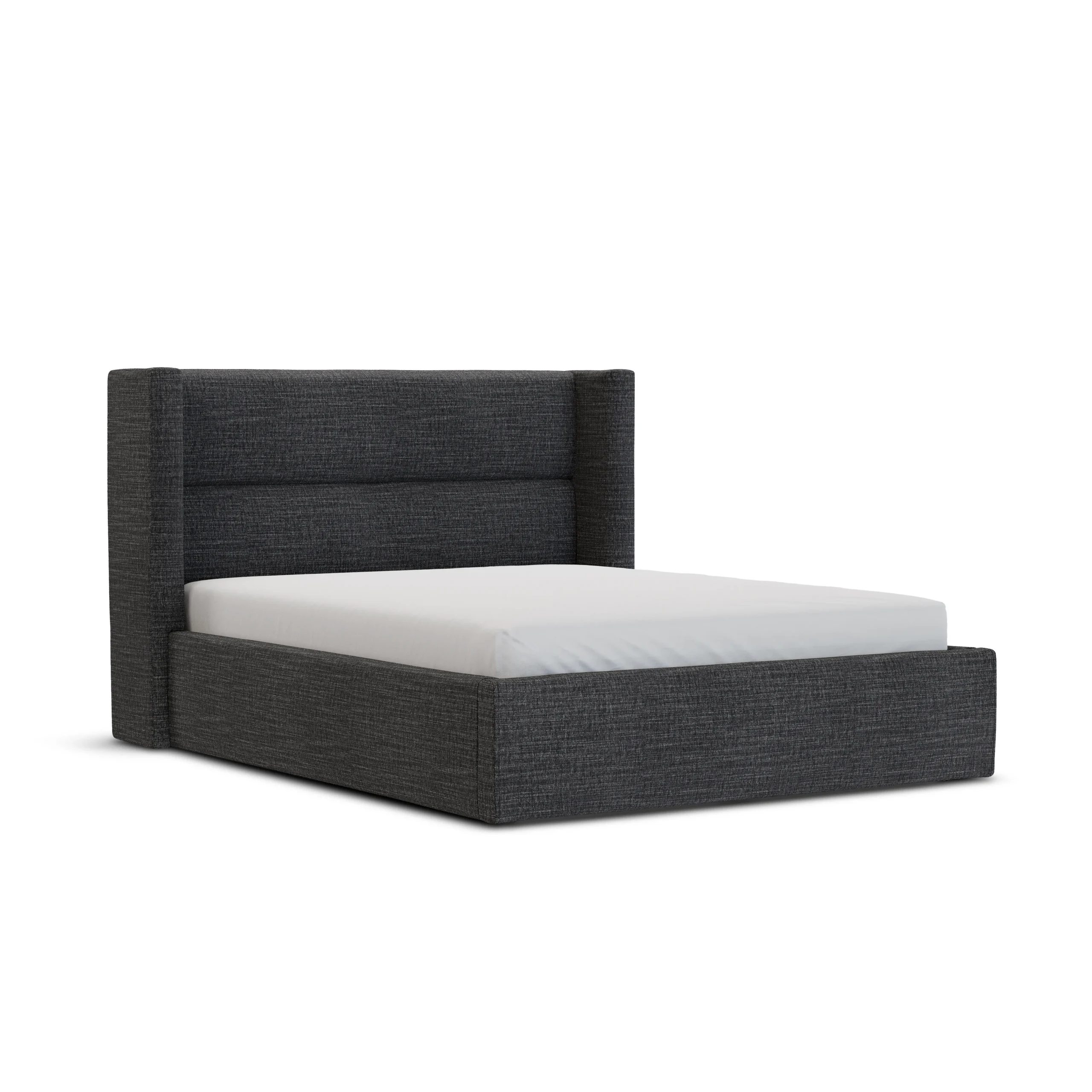 Calabri Queen Upholstered Bed - Napa Charcoal - Image 11