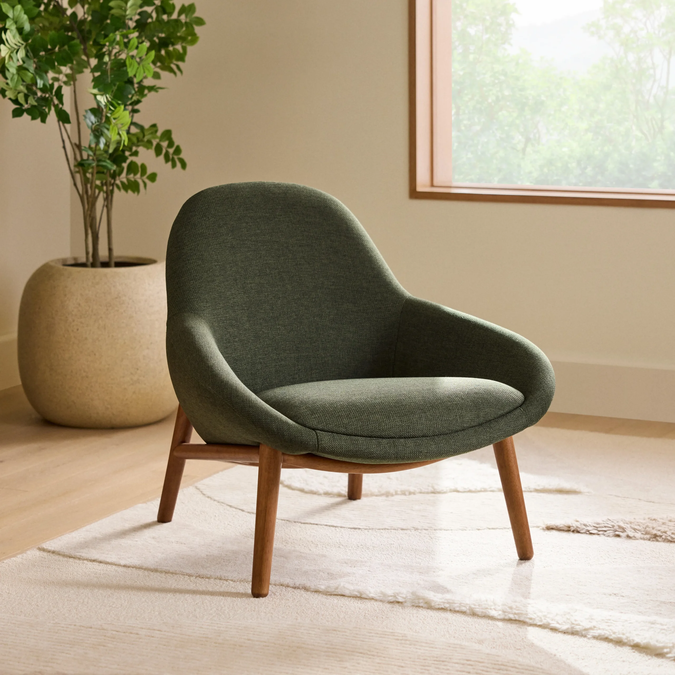 Sunny 32_ Lounge Chair - Vine Green
