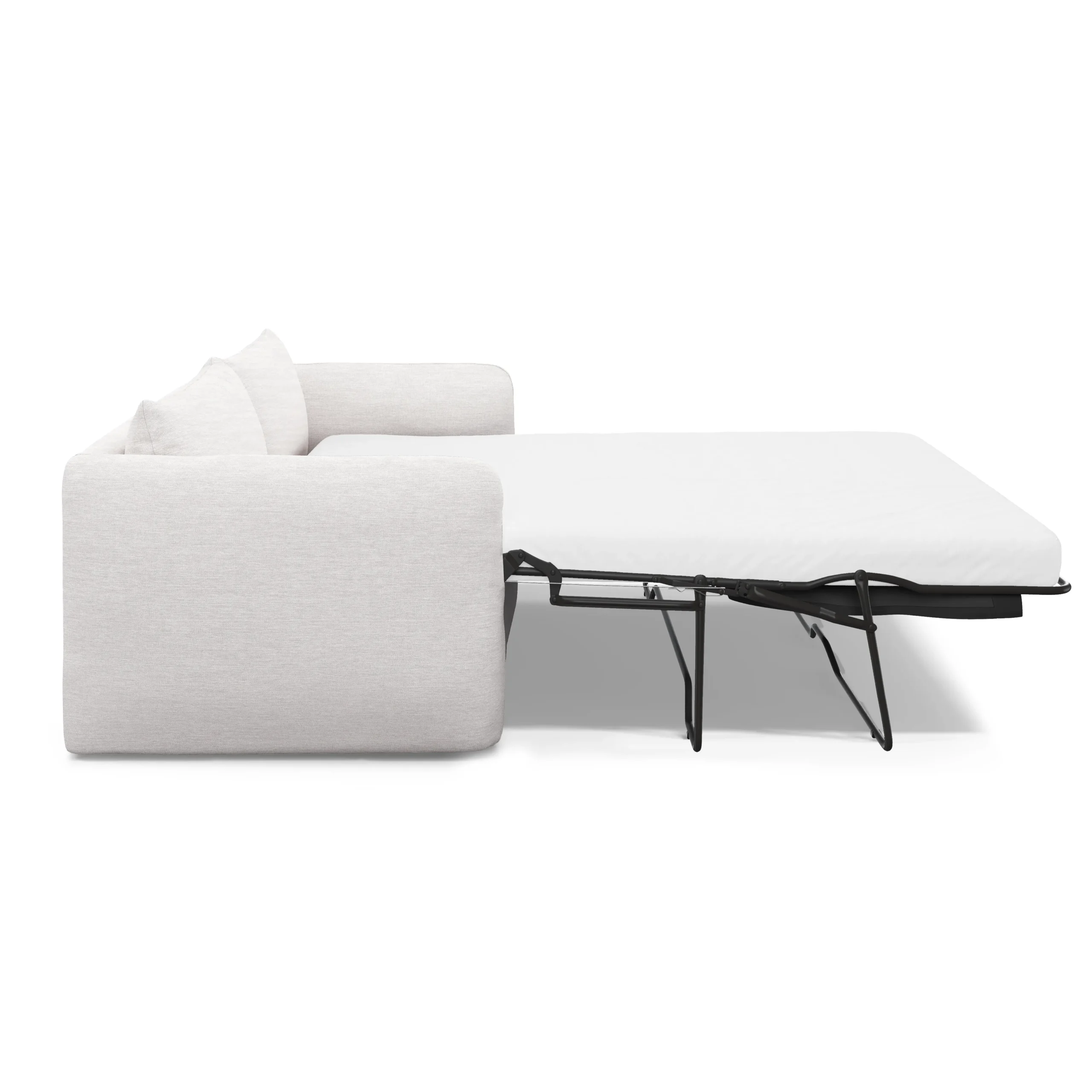Leigh 86_ Sofa Bed - Silver Ivory - Image 10