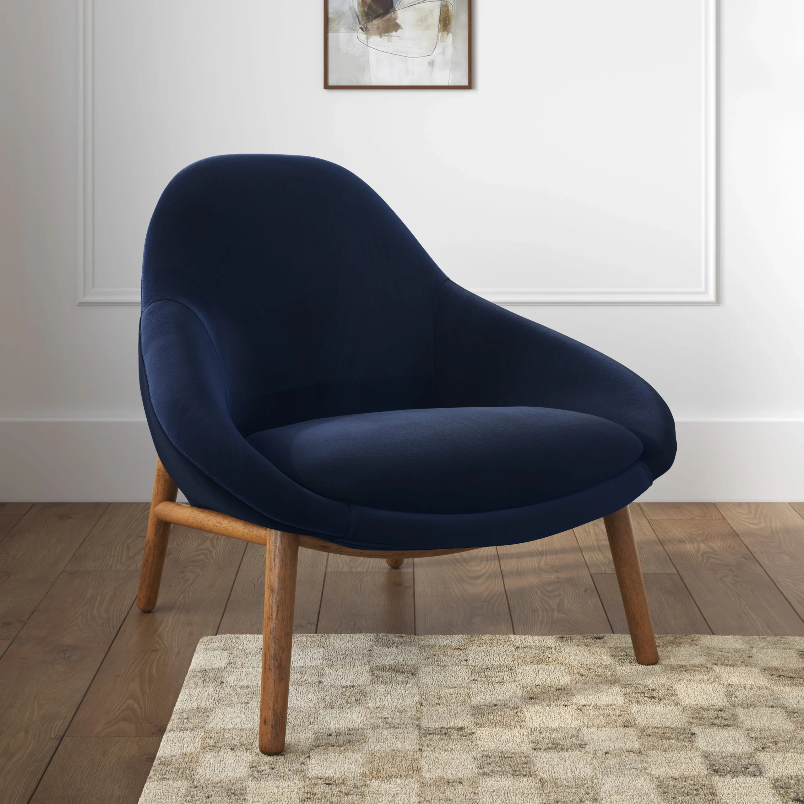 Sunny 32_ Velvet Lounge Chair - Hale Ink - Image 12