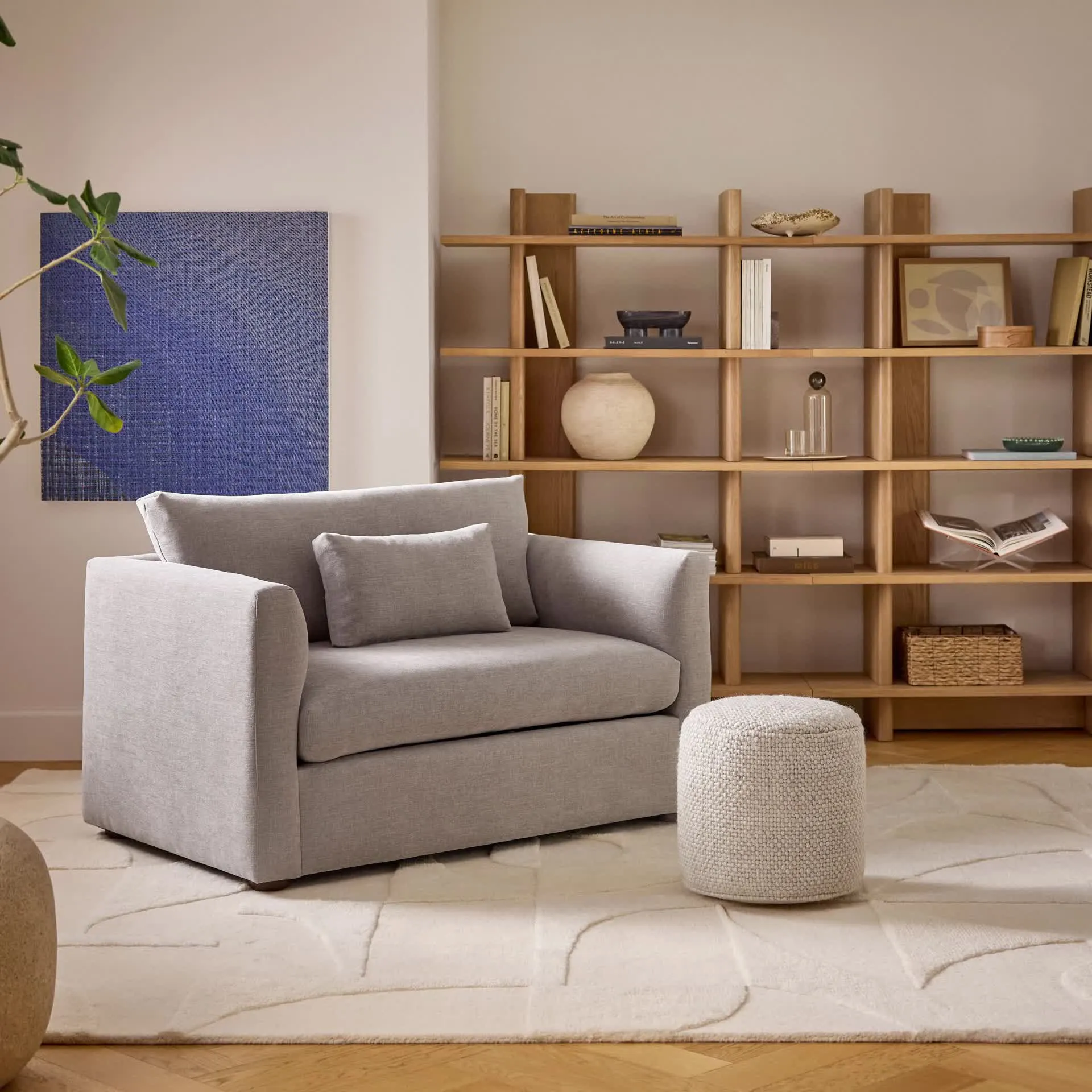 Marina 57_ Sleeper Chair - Hestia Gray