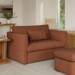 Marina 57_ Sleeper Chair - Napa Rust
