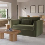 Marina 57_ Velvet Sleeper Chair - Hale Fir Green