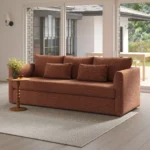 Marina 90_ Sofa Bed - Napa Rust