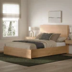 Leif Queen Storage Bed - Smoked Oak