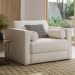 Sven 45.5_ Tufted Sleeper Chair - Biscuit Cream