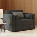Sven 45.5_ Tufted Sleeper Chair - Napa Charcoal