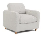 Vati 37_ Lounge Chair - Natural Oak and Buckler Ivory
