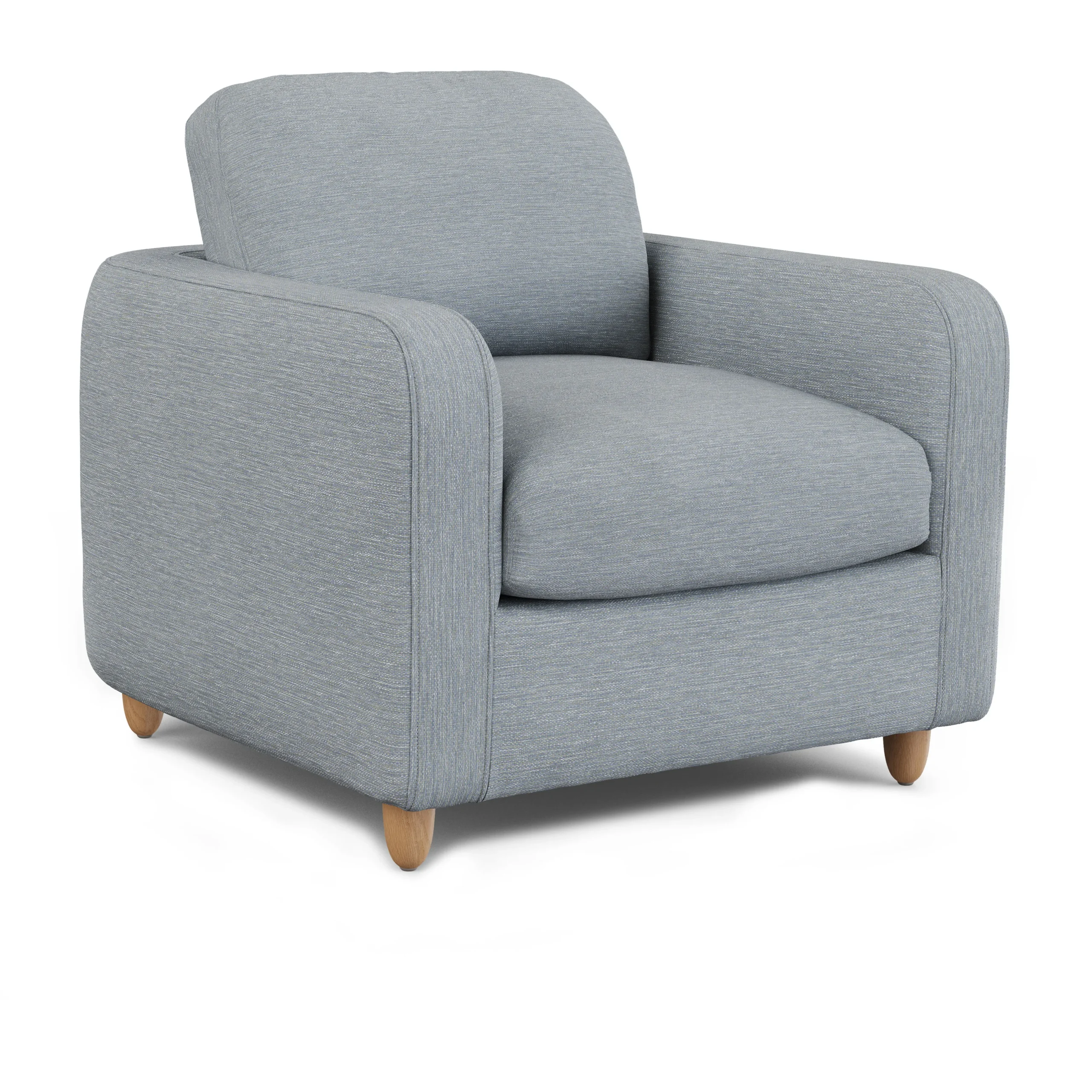 Vati 37_ Lounge Chair - Silver Light Blue - Image 11
