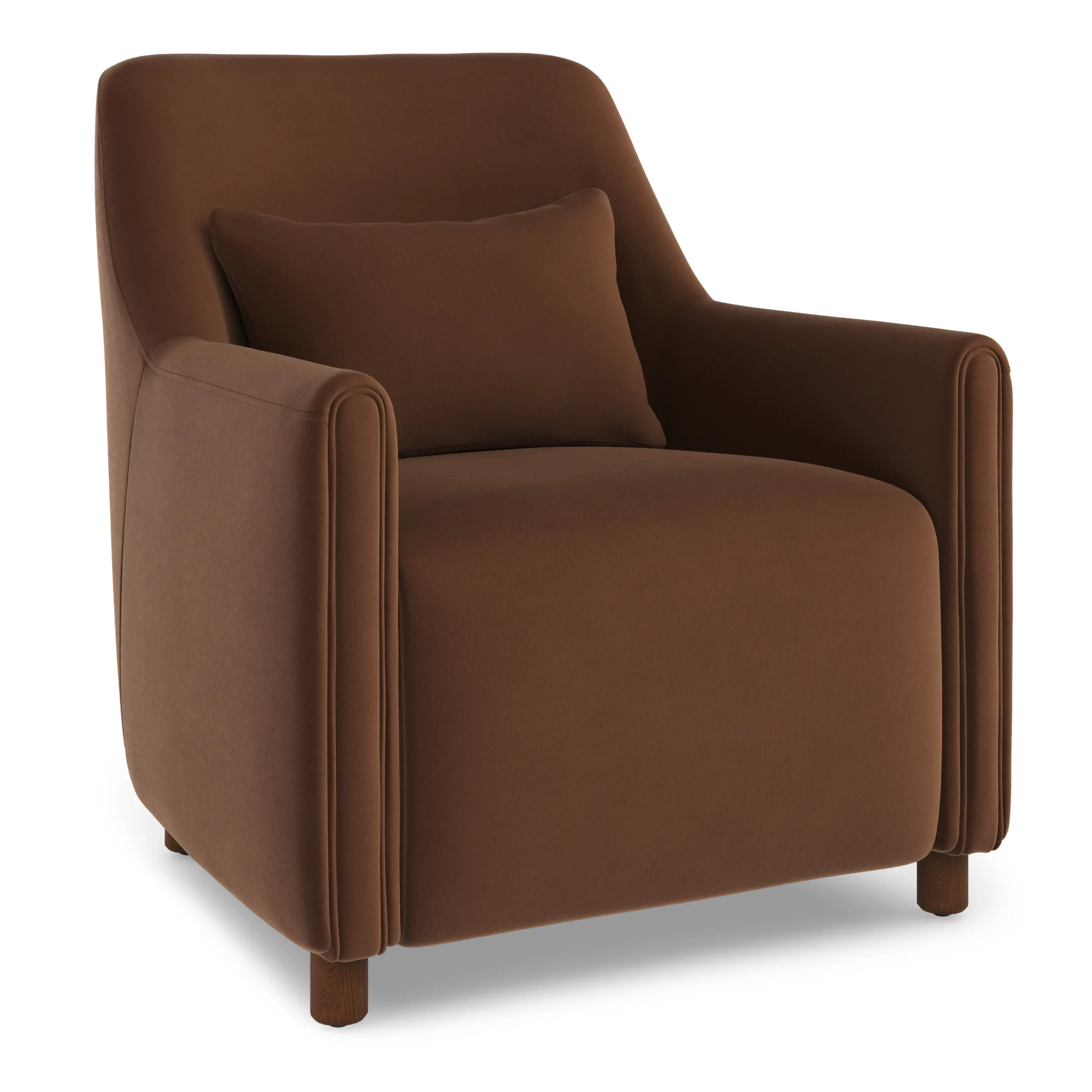 Winslow 29.5_ Velvet Lounge Chair - Hale Earth - Image 10