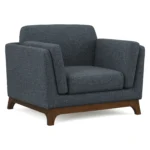 Ceni 39_ Lounge Chair - Denim Blue