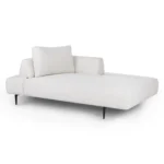 Divan 76_ Left Chaise Lounge - Quartz White