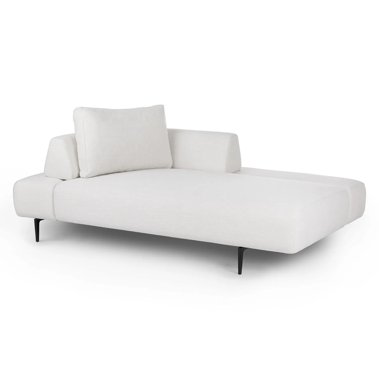 Divan 76_ Left Chaise Lounge - Quartz White - Image 12