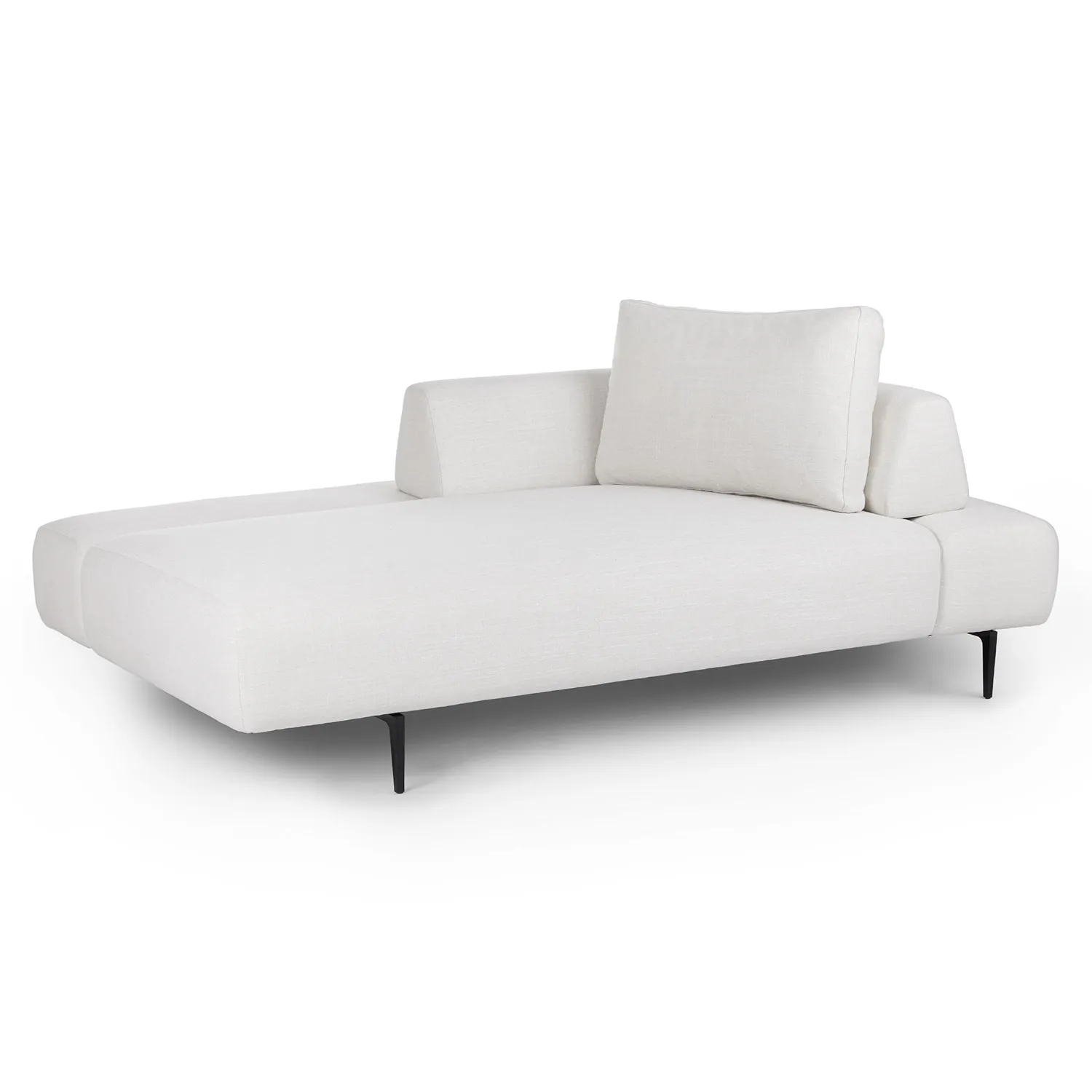 Divan 76_ Right Chaise Lounge - Quartz White - Image 11