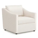 Landry 32.25_ Lounge Chair - Ivory Wool Bouclé