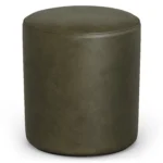 Cilo 16_ Leather Ottoman - Charme Green