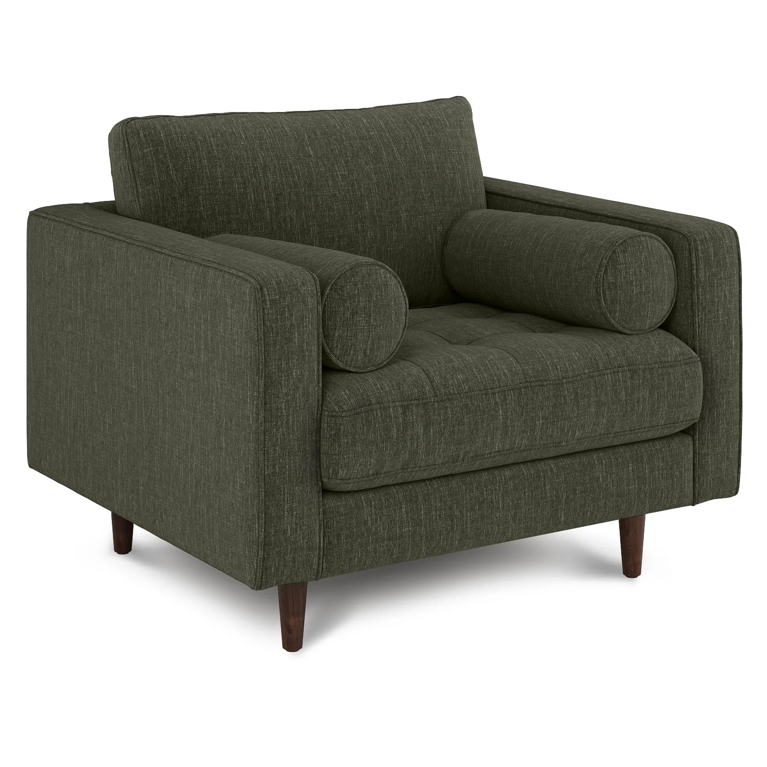 Sven 42_ Tufted Lounge Chair - Fir Green - Image 12