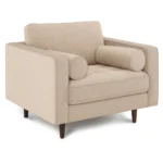 Sven 42_ Tufted Lounge Chair - Ratine Buff