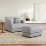 Dawn 36_ Ottoman - Silver Ivory