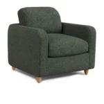 Vati 37_ Lounge Chair - Green Wool Bouclé
