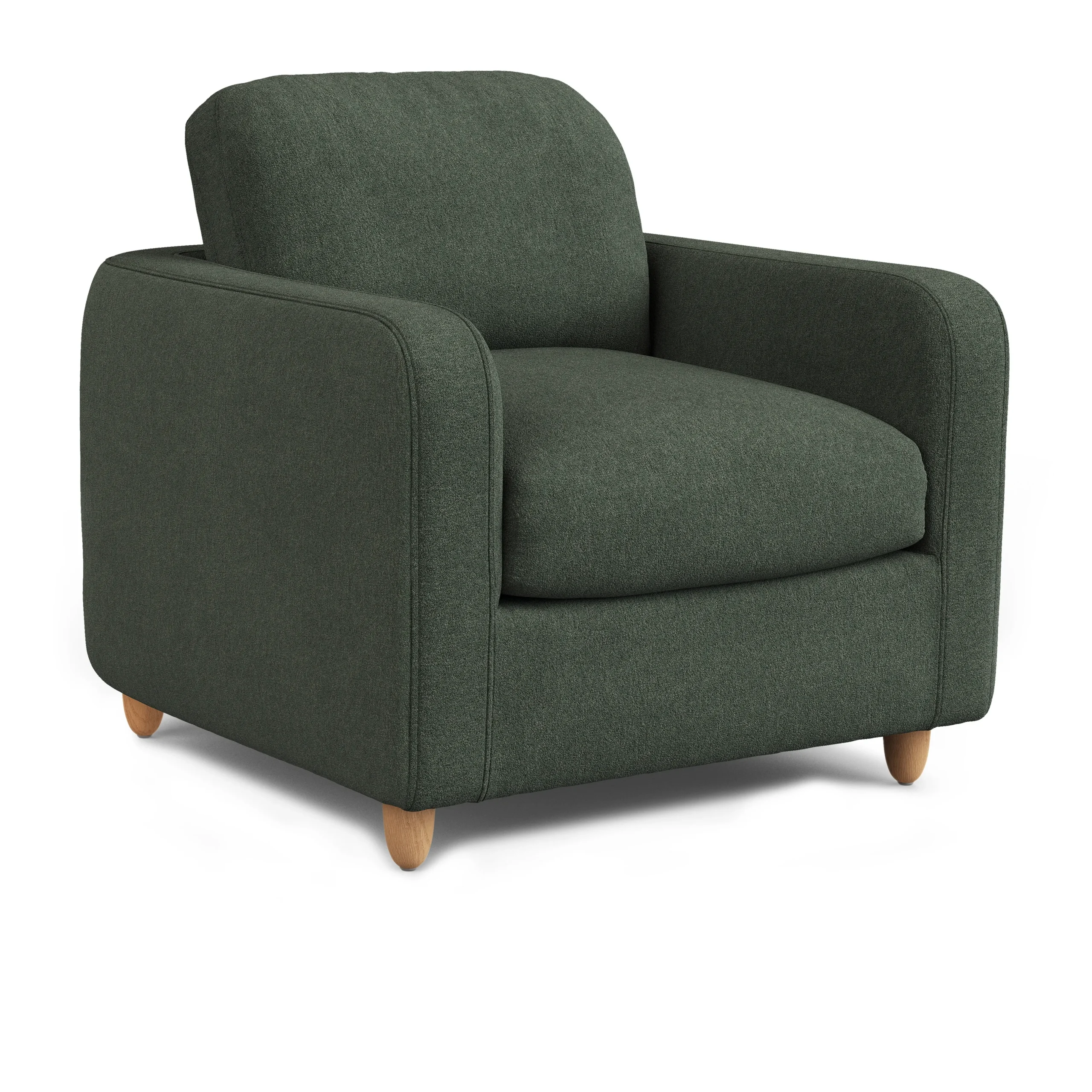 Vati 37_ Lounge Chair - Green Wool Bouclé - Image 11