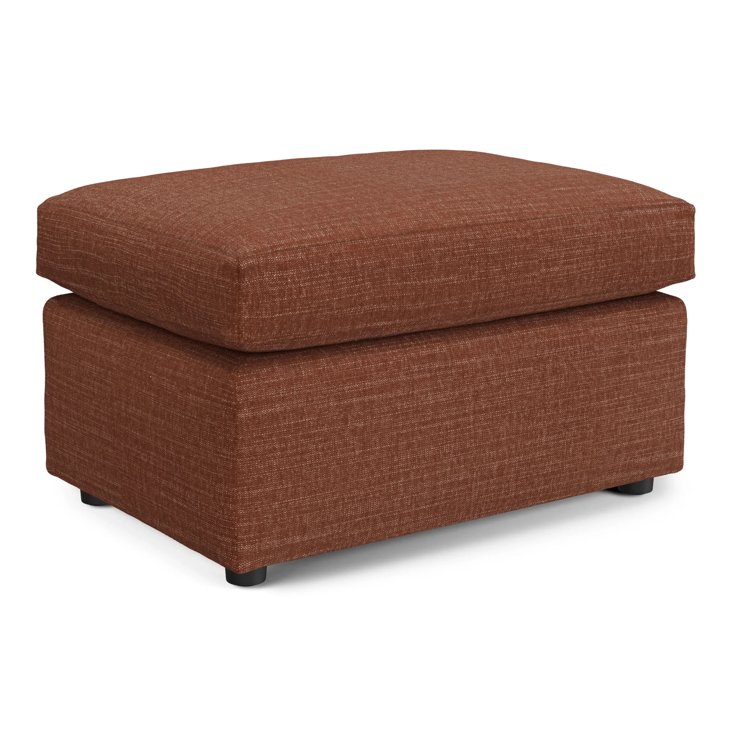 Landry 28_ Ottoman - Napa Rust - Image 2