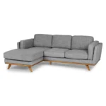 Timber 93_ Left Sectional - Pebble Gray