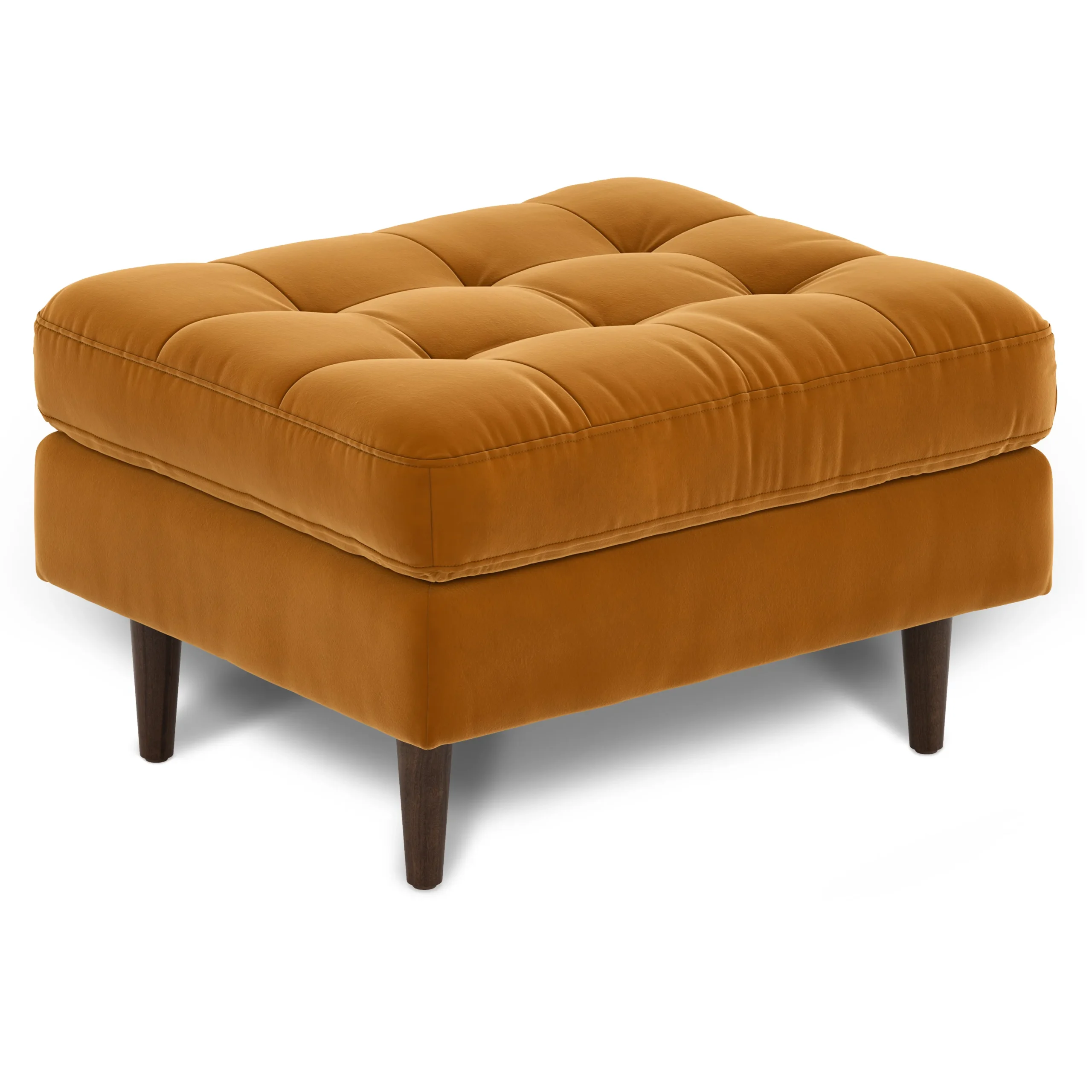 Sven 30_ Velvet Ottoman - Plush Pacific Ginger - Image 9