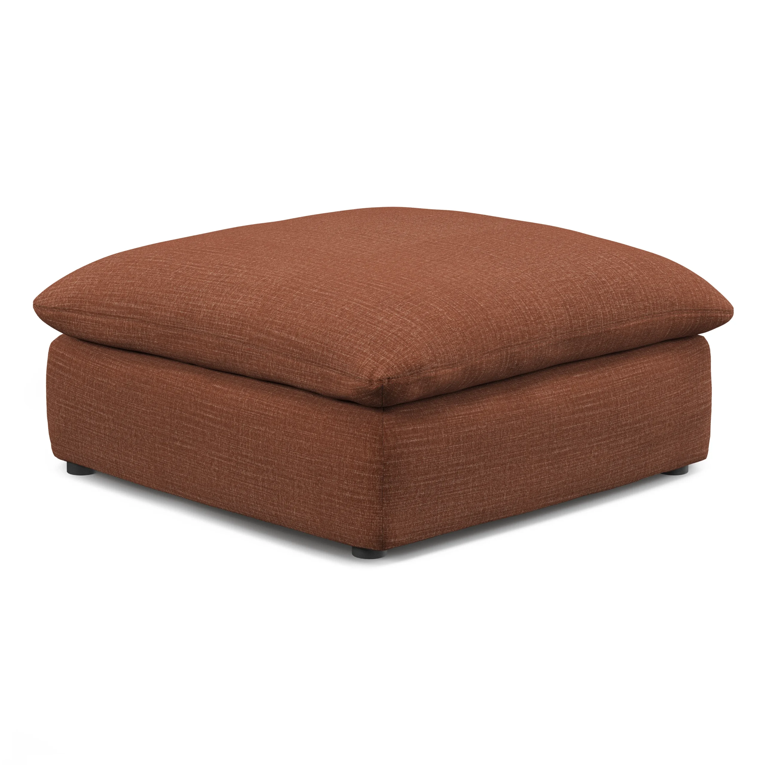 Leigh 41_ Ottoman - Napa Rust - Image 2