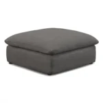 Leigh 41_ Ottoman - Silver Gray