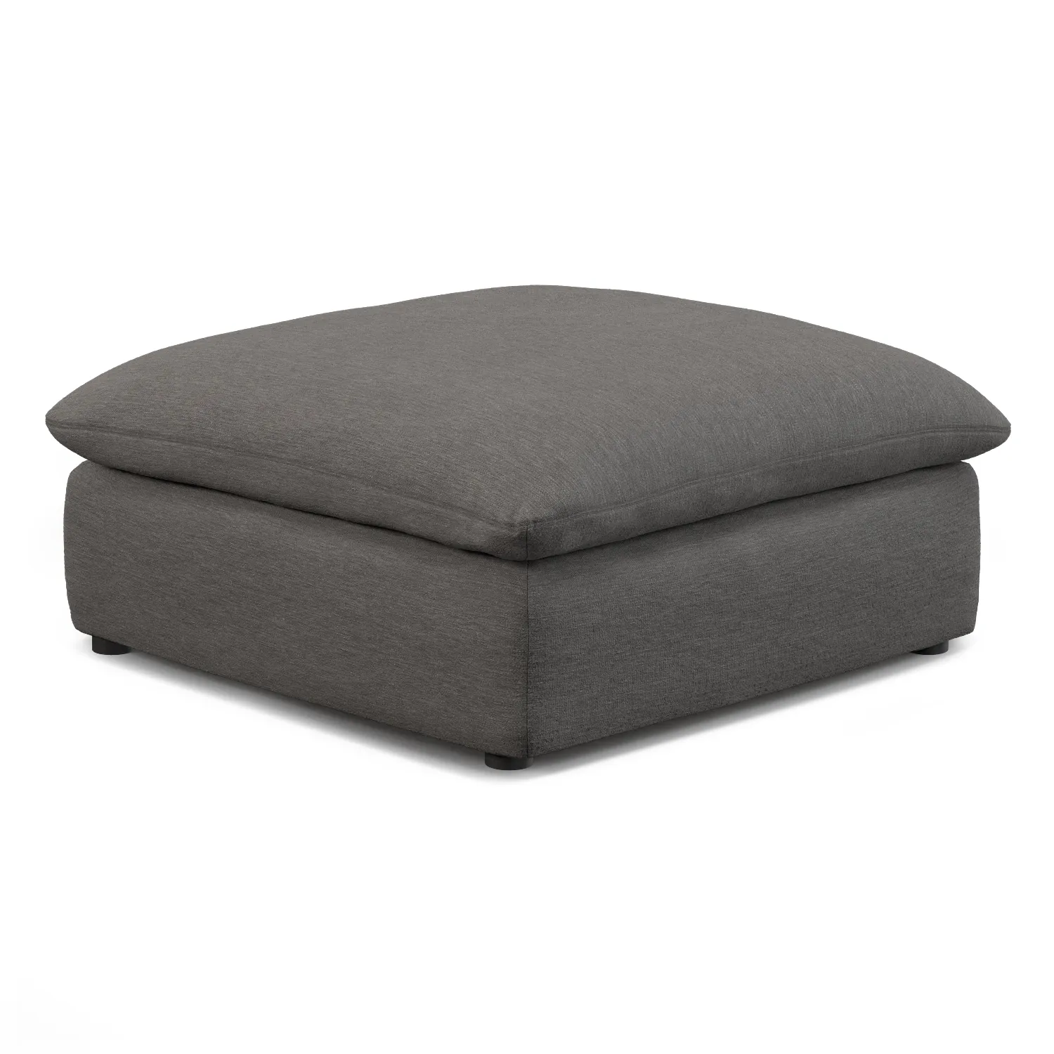 Leigh 41_ Ottoman - Silver Gray - Image 2