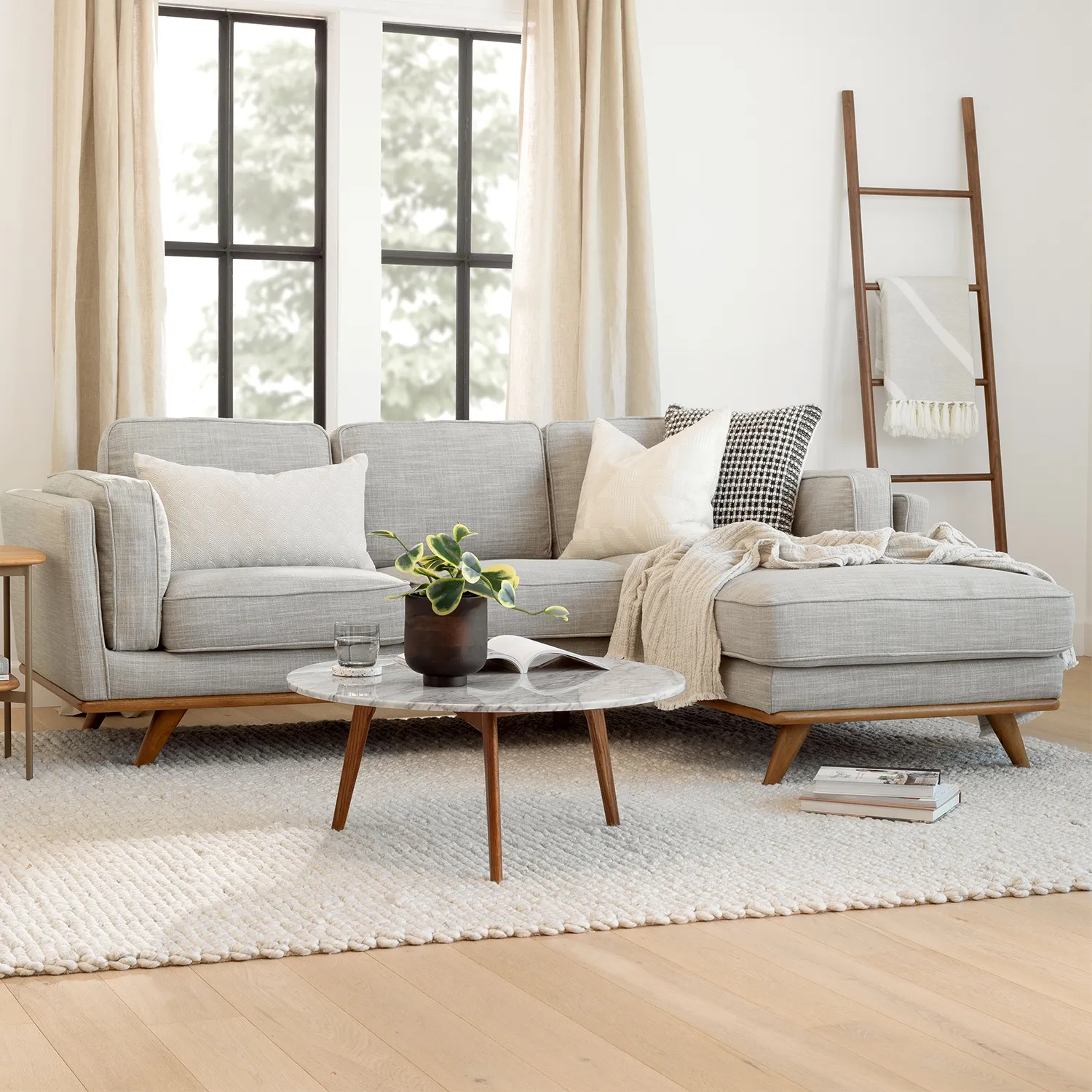 Timber 93_ Right Sectional - Rain Cloud Gray - Image 2