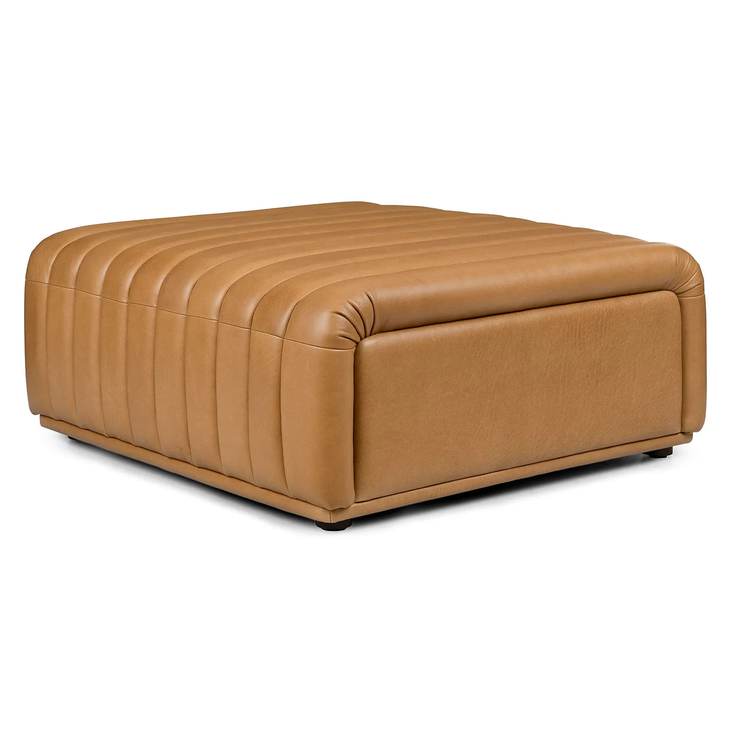 Sefto 39.5_ Leather Ottoman - Taos Tan - Image 10