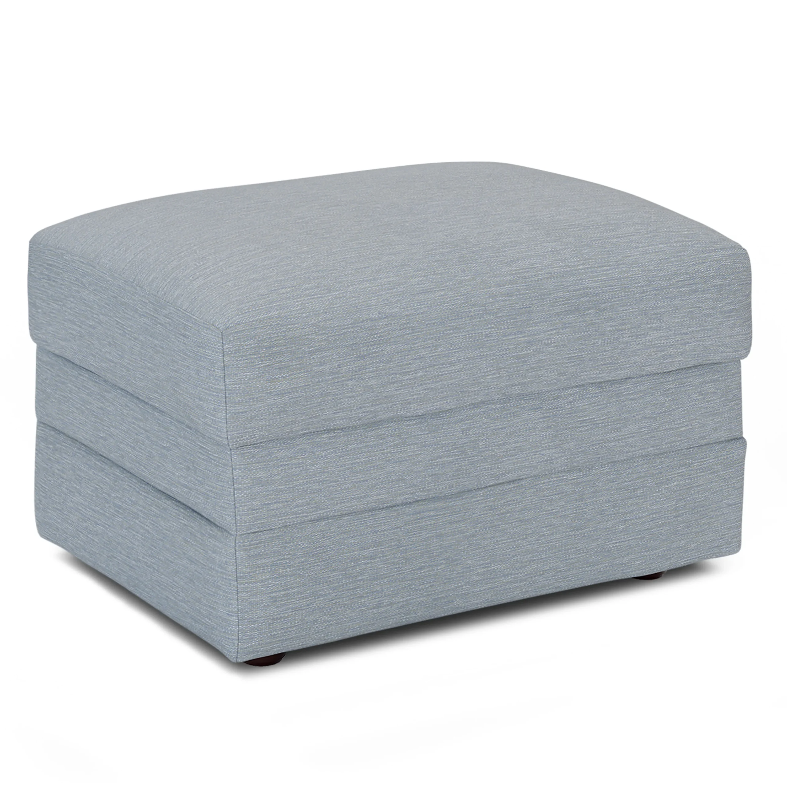 Riley 28_ Ottoman - Silver Light Blue - Image 10