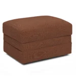Riley 28_ Ottoman - Napa Rust