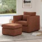 Marina 28.5_ Ottoman - Napa Rust